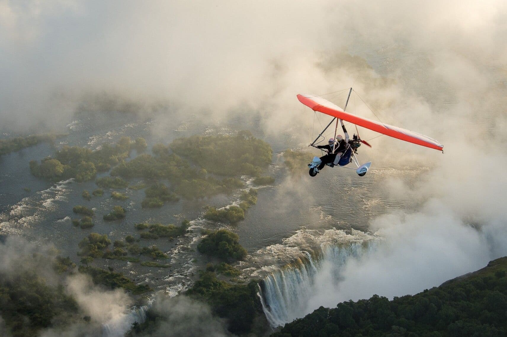 Microlight Flight over Victoria Falls